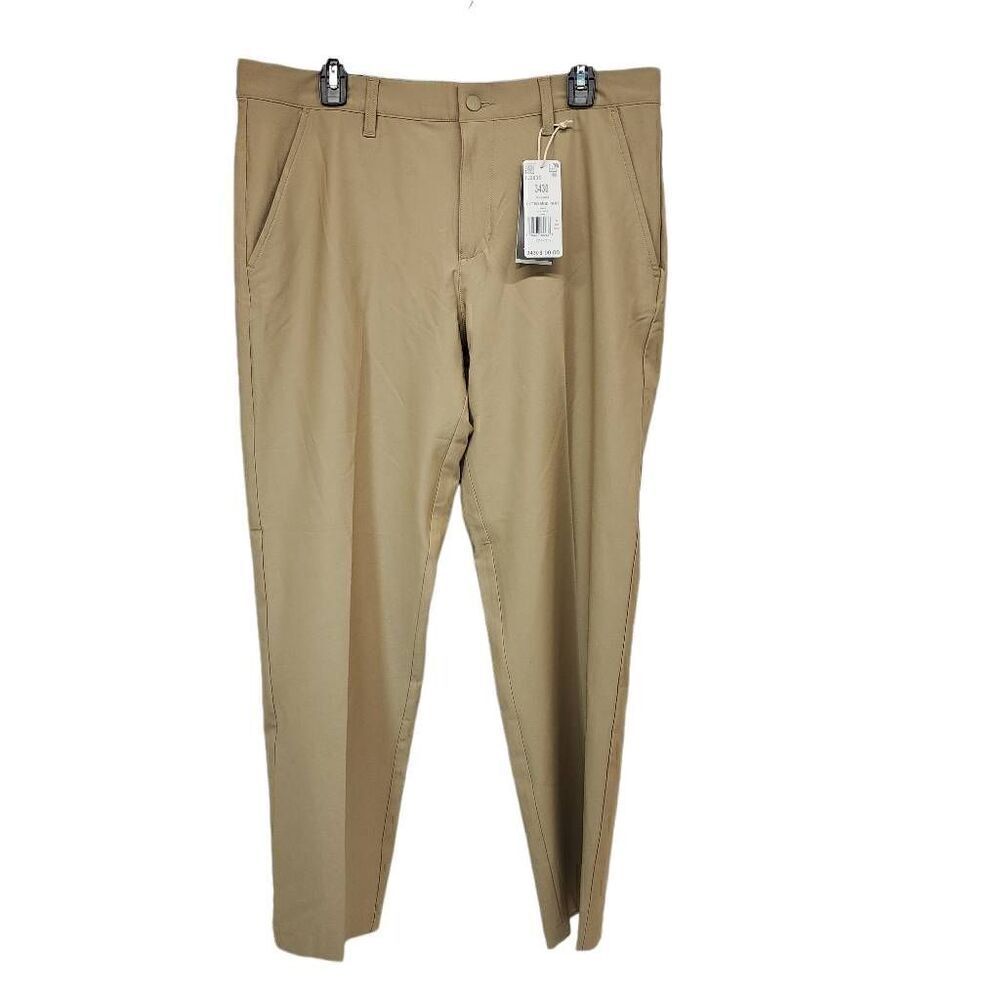 Adidas Size 34x30 Ultimate 365 Golf Pants Hemp Flat Front Regular Fit Straight L